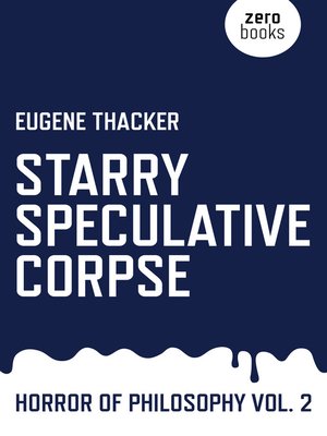 cover image of Starry Speculative Corpse